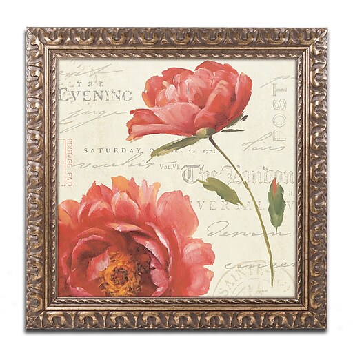 Trademark Fine Art Lisa Audit 'My Own Words' 16 x 16 Framed Art Print (WAP0199-G1616F)