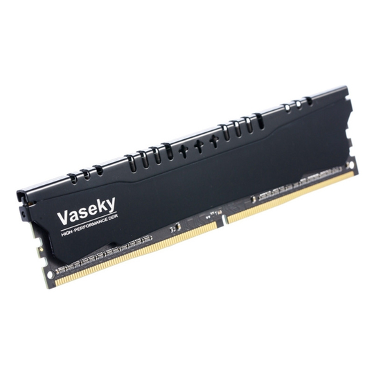 Vaseky 4G 8G 16G 2400 PC Desktop DDR4 Memory RAM Module Computer Accessories - black, 16g