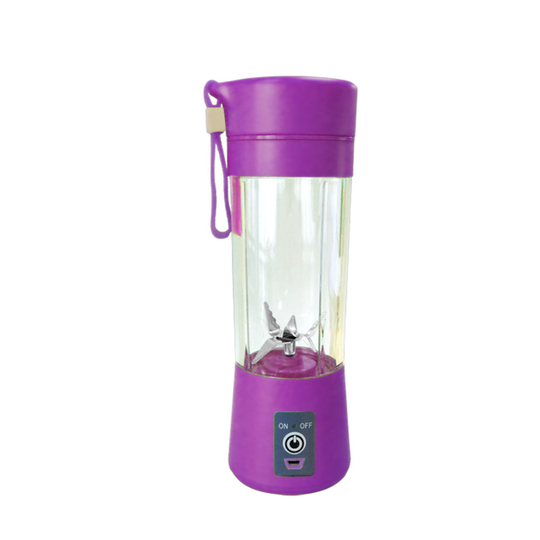 400ml Mini Portable USB Rechargeable Electric Juicer Mix Machine Fruit Blender - purple