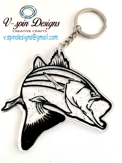 Bass Acrylic Keychain