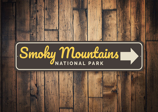 National Smoky Mountain Sign, Park Decor, Sign For Gatlinburg, Gatlinburg Tennessee