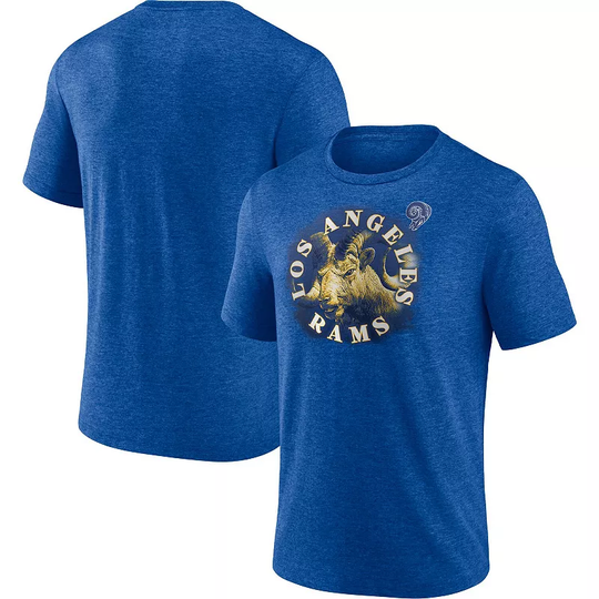 Men's Fanatics Branded Heathered Royal Los Angeles Rams Sporting Chance T-Shirt, Size: Large, LAR Blue