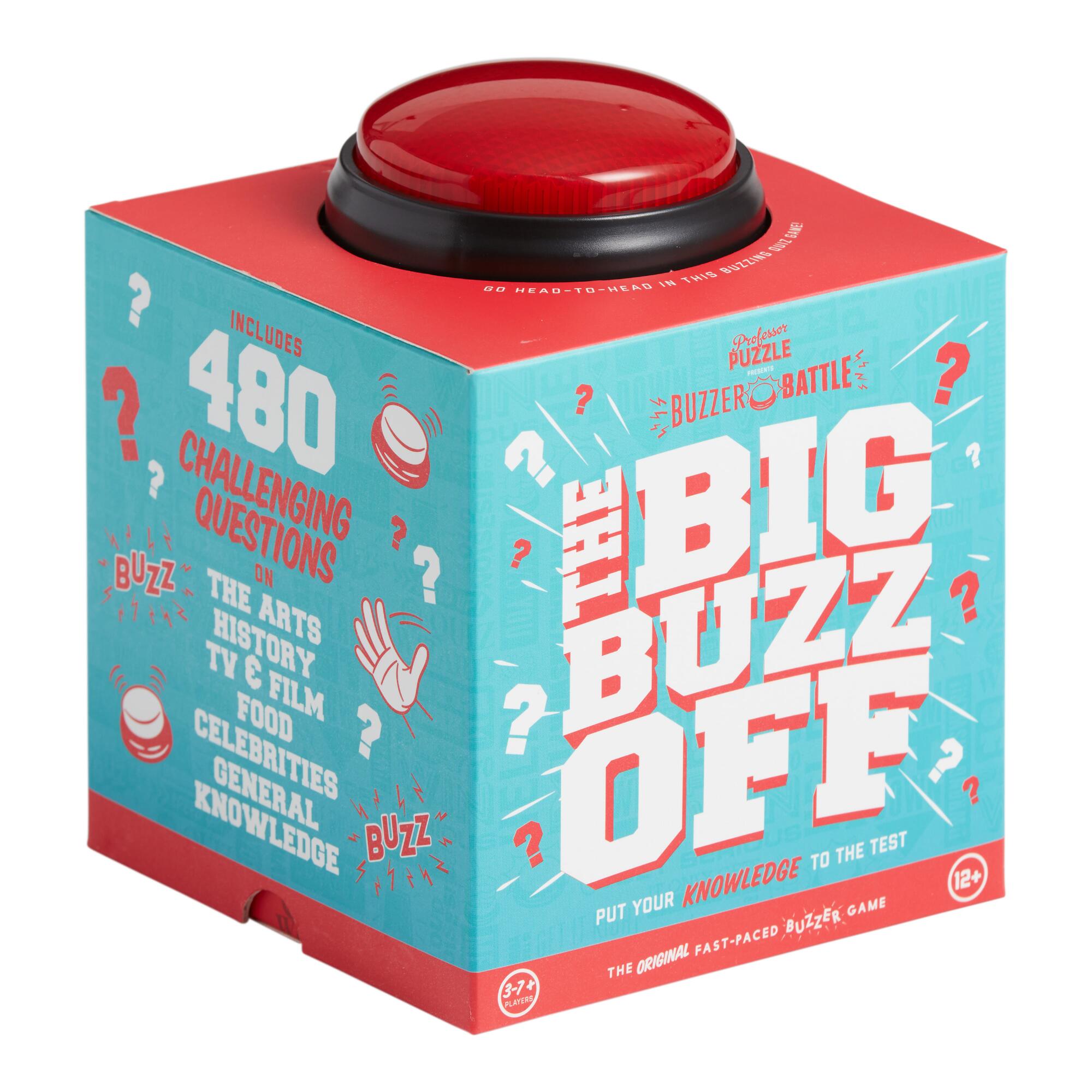 Professor Puzzle The Big Buzz Off Game: Blue/Red - Plastic by World Market