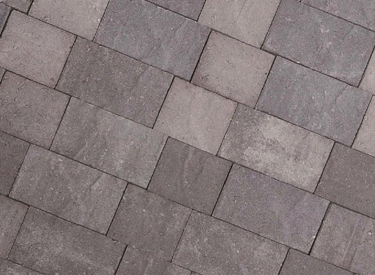 CastleLite Century Stone 11-in L x 8-in W x 2-in H Shasta Blend Concrete Paver in Gray | Q010.112.911.D3