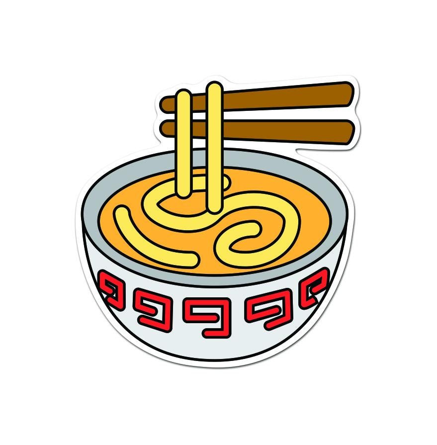 Ramen Noodles Vinyl Bumper Sticker Decal For Phone Or Laptop