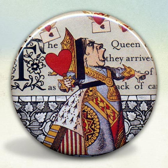 The Queen Of Hearts Pocket Mirror Tartx