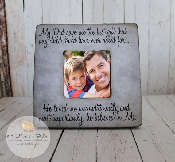 Dad Picture Frame, Fathers Day Gift, Personalized My Gave Me The Best Gift