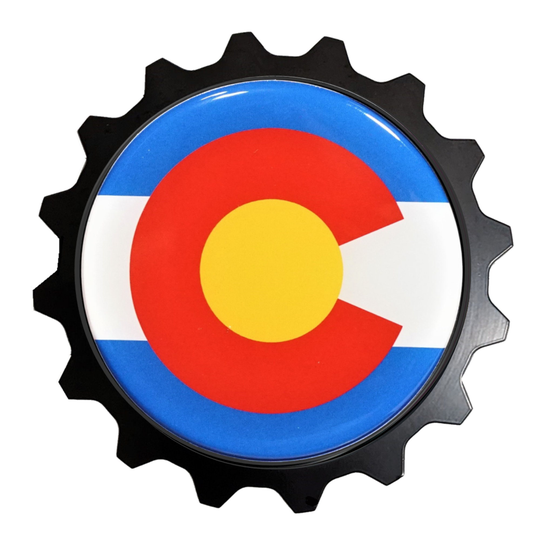 Aluminum 3.75" Grille Badge Colorado Fits Many Vehicles Like Fj Cruiser & 4Runner 5Th Gen/Newer Tacoma & Tundra