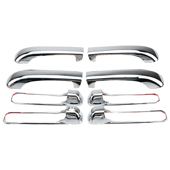 8Pcs Chrome Plating 4 Door Handle Covers without Keyhole for Dodge Ram 09-15