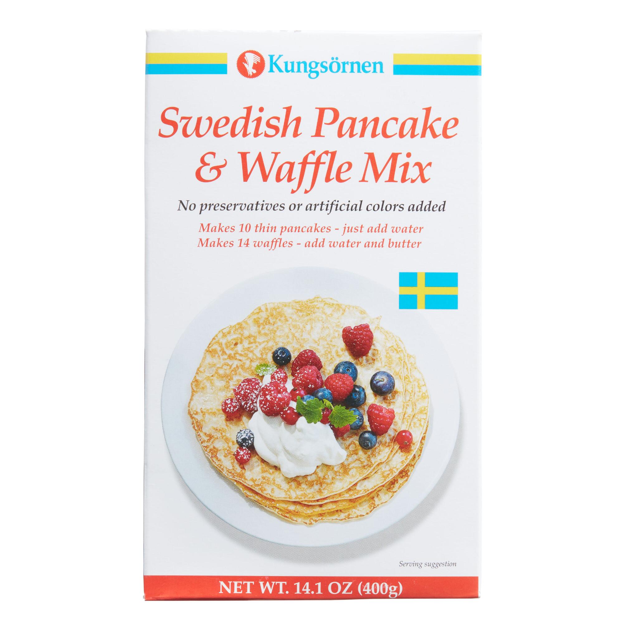 Kungsornen Swedish Pancake & Waffle Mix Set of 2 by World Market