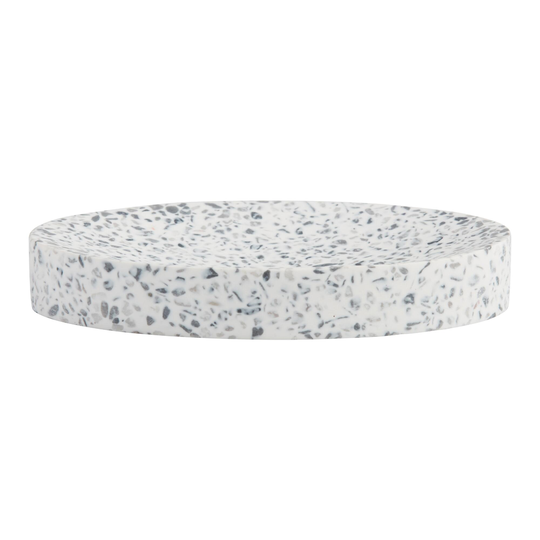 Black, Gray And White Terrazzo Soap Dish - Ceramic by World Market