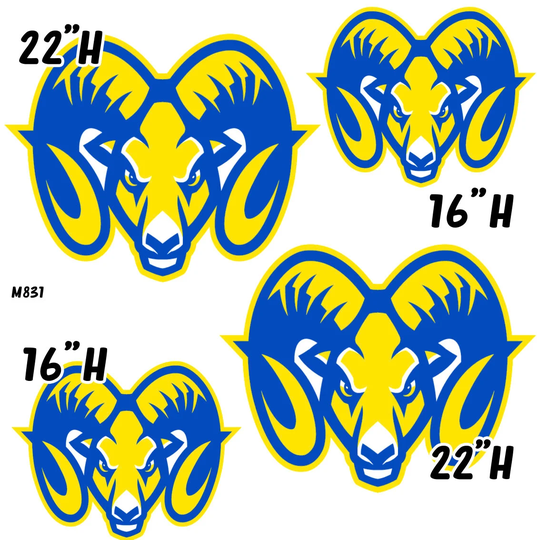 School Mascot, College, High School, Sports, Yard Cards, Signs | M831 Hs