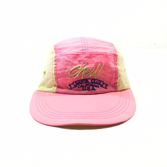 Vintage 80' Oneill Surfing Neon Long Bill Cap