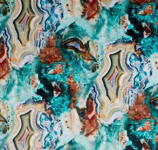 Shannon Hoffman Bohemian Blends Marble Swirl Minky Cuddle Fabric By The Yard