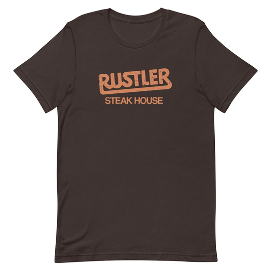 Rustler Steak House Short-Sleeve Unisex Retro T-Shirt - Bygone Brand