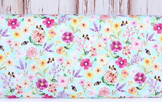 Dear Stella, Earth Day By August Wren, Bee Garden Djl2114, 100% Quilting Cotton Fabric