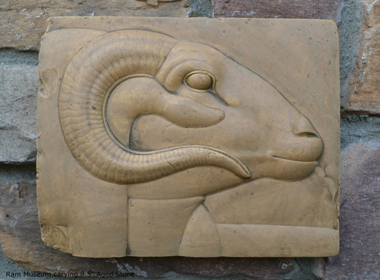 Egyptian Ram Fragment Sculpture Reproduction Art 8.5" Www.neo-Mfg.com Museum Reproduction G10