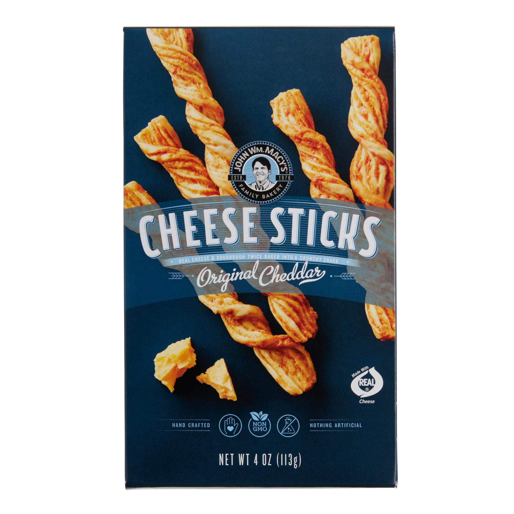 Macy's Original Cheddar Cheese Sticks Set of 12 by World Market