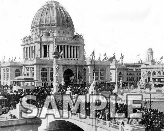 8x10 Photo Chicago Worlds Fair, 1893