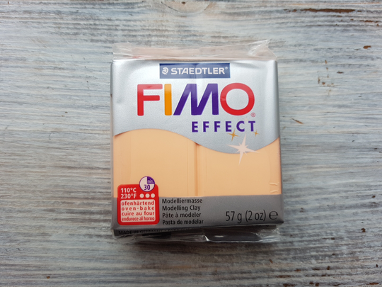 Fimo Effect Pastel Serie Polymer Clay, Peach | Pastel, Nr. 405, 57G | 2Oz, Oven-Hardening Modeling Colors By Staedtler