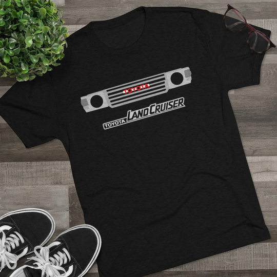 Fj60 Tee, Land Cruiser Tri Blend T Shirt - Reefmonkey