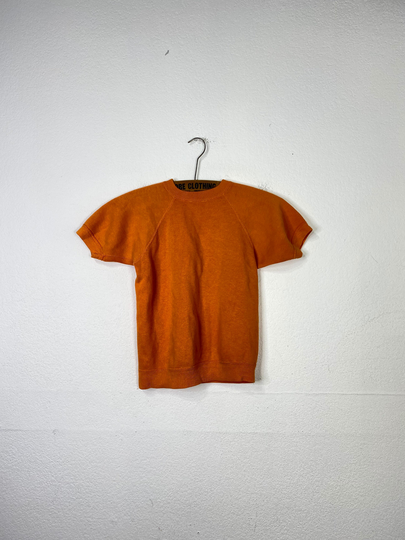 70S Vintage 50/50 Blend Short Sleeve Sweatshirt