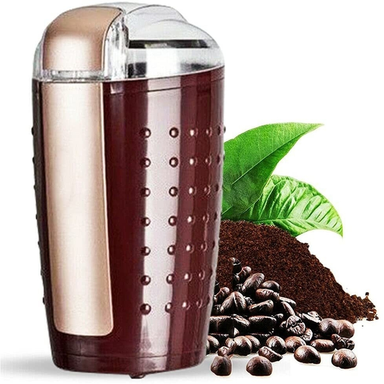 Coffee Grinder Spice Nut Grinders Blender (Black) - Brown
