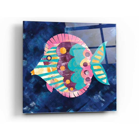 Acrylic Glass Wall Art "Boho Reef Iv' By Wild Apple Portfolio