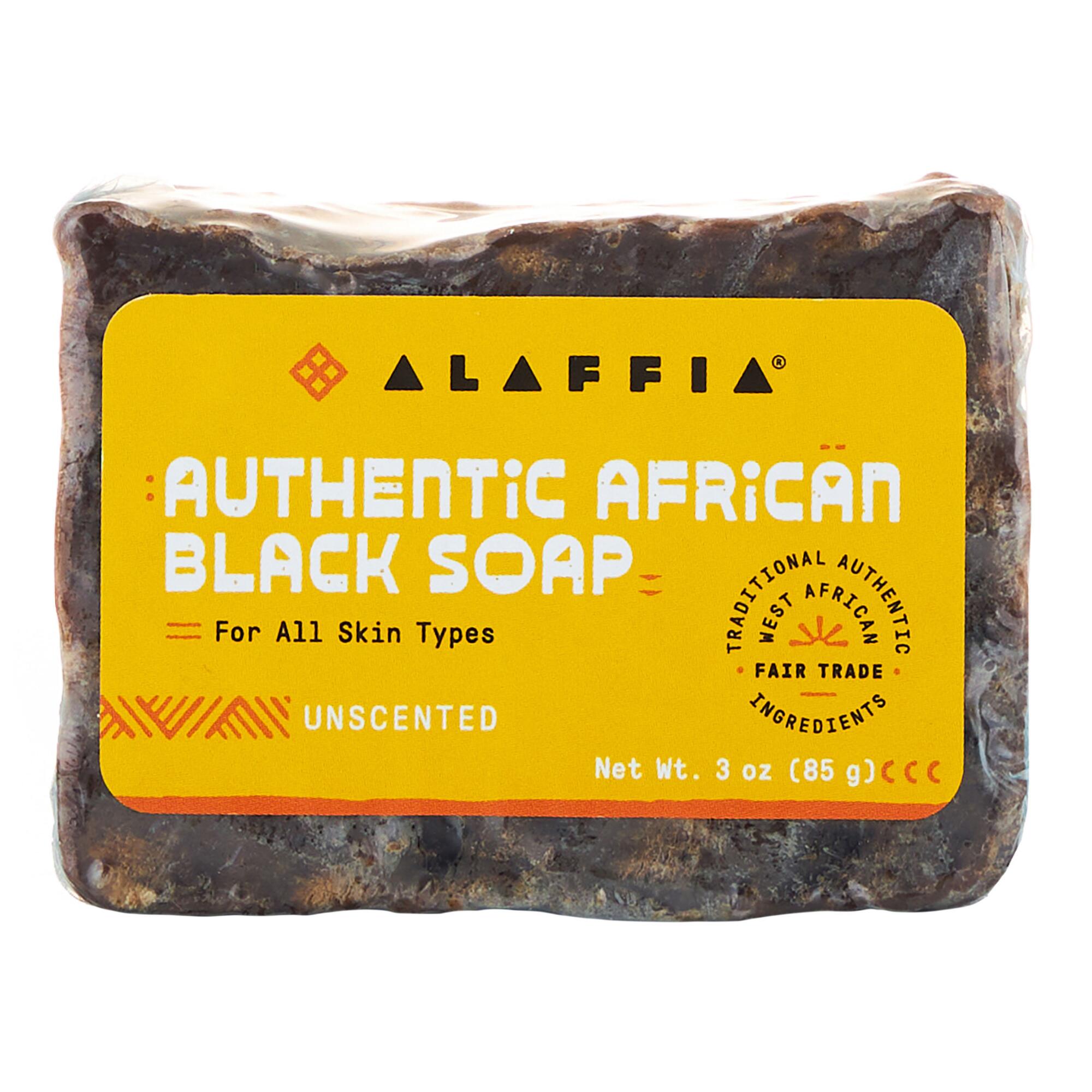 Alaffia Unscented Authentic African Black Soap Bar by World Market