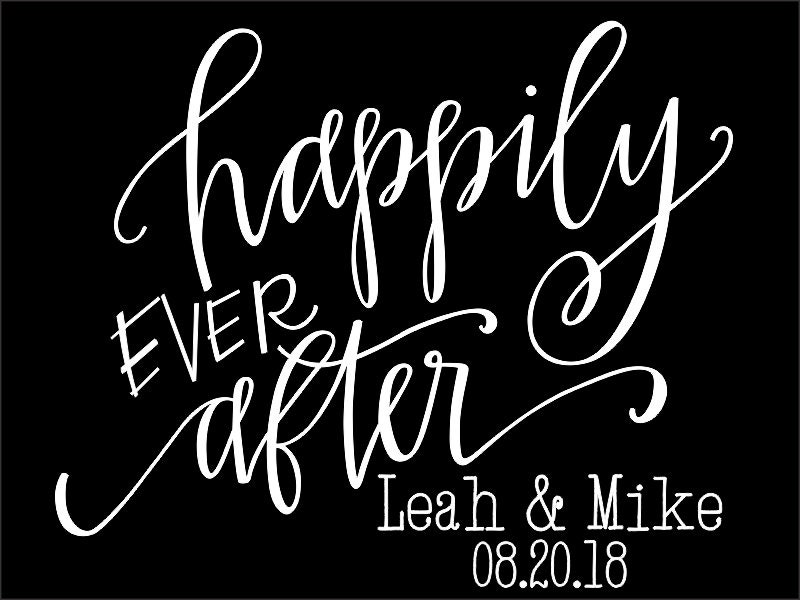 Wedding Bag Stickers - Welcome Box Labels Happily Ever After Thank You #wbl-Hea