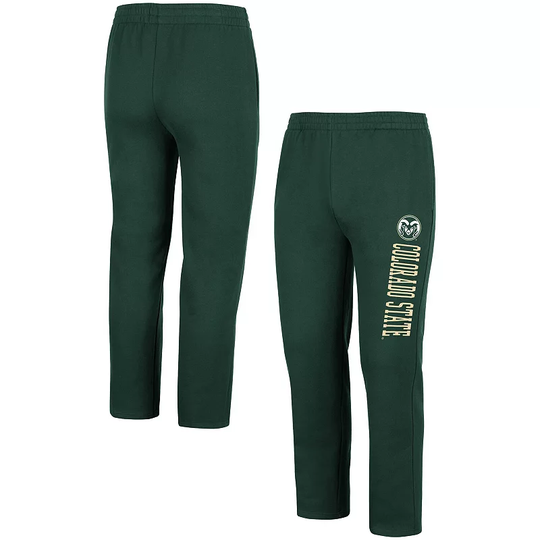 Men's Colosseum Green Colorado State Rams Fleece Pants, Size: 3XL