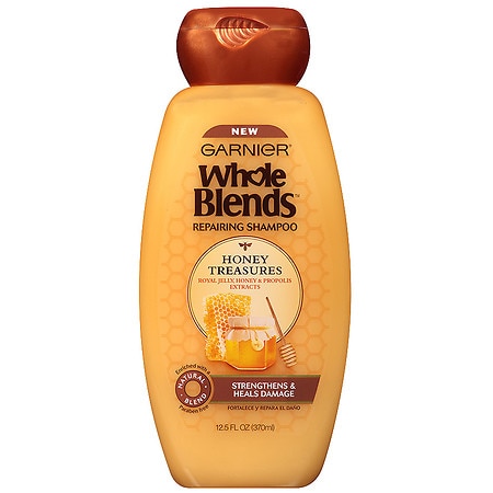 Garnier Whole Blends Repairing Shampoo Honey Treasures, For Damaged Hair - 12.5 fl oz