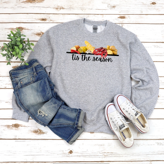 Tis The Season - Crawfish Season Unisex Heavy Blend Crewneck Sweatshirt For Any Cajun