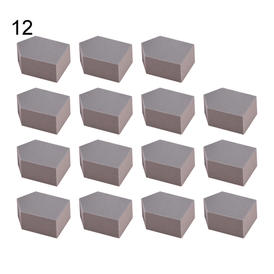 15Pcs Pentagon Makeup Puff Wet Dry Dual Use Cream Applicator Blending Tool - 12