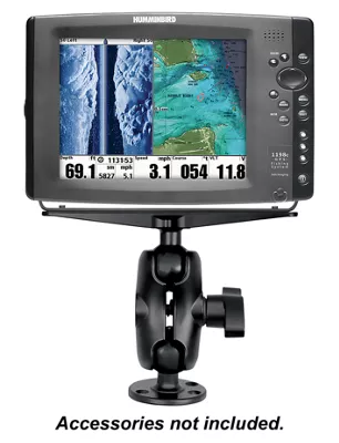 RAM Mounts RAM Flat Surface Marine Electronic Heavy-Duty Universal Mount for 7''-10'' Fishfinders