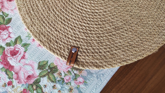 Jute Placemat, Handmade Rope Boho Handwoven Table Decor, Wedding Placemat