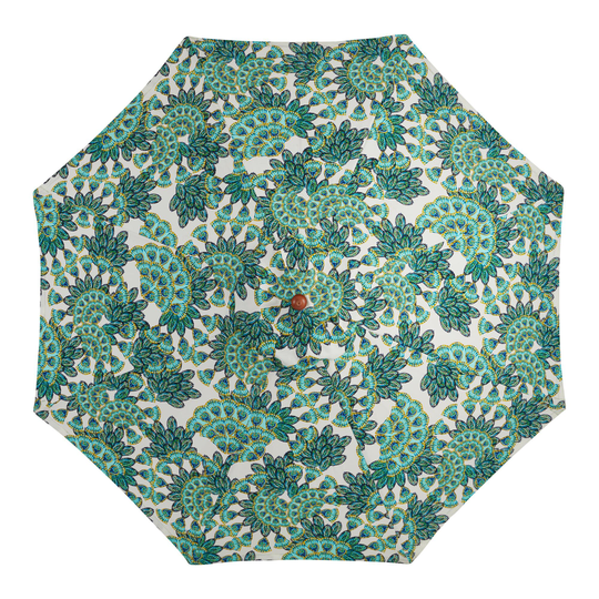 Green Peacock Feather 9 Ft Replacement Umbrella Canopy by World Market