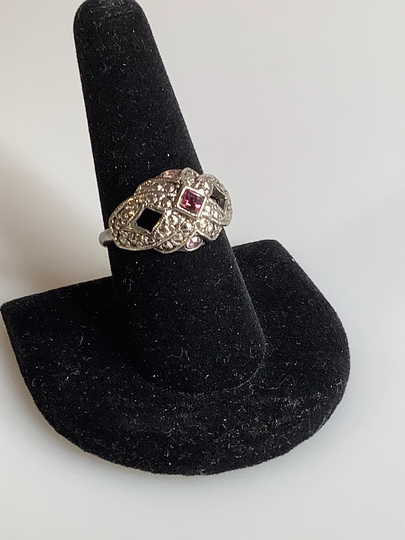Beautiful Silver Toned Avon Ring