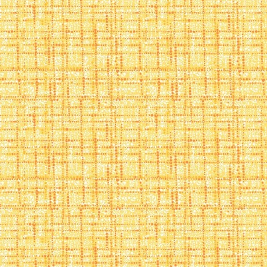 Coco ~ Marigold Textured Grid Blender Cotton Fabric, Michael Miller 100% Yellow Marigold Fabric