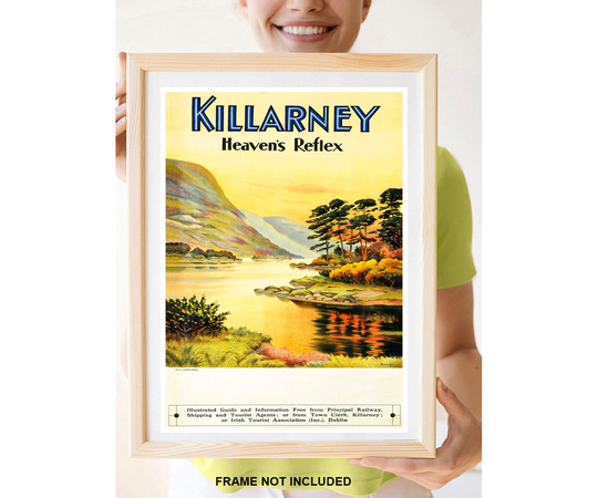 Reprint Of A Vintage Travel Poster To Kilarney, Ireland