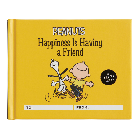 Peanuts Happiness is Having a Friend Fill In Book: Multi - Paper by World Market