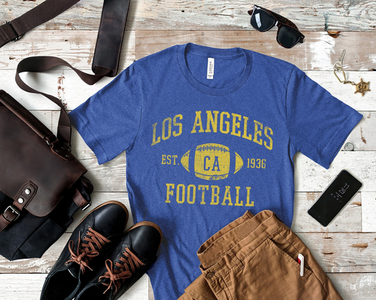 Vintage Los Angeles Classic T-Shirt | American Football Arch Tee Unisex Sizing