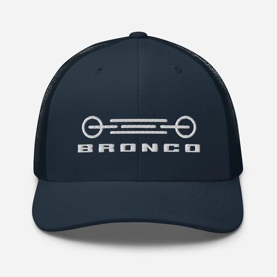 Ford Bronco Embroidered Trucker Cap, Tough, Hat