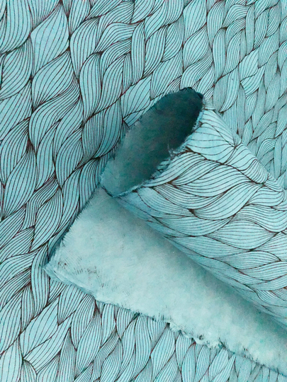 Decorative Paper, Handmade Light Natural Blue Colors, Eco-Friendly, Bookbinder Craft Paper