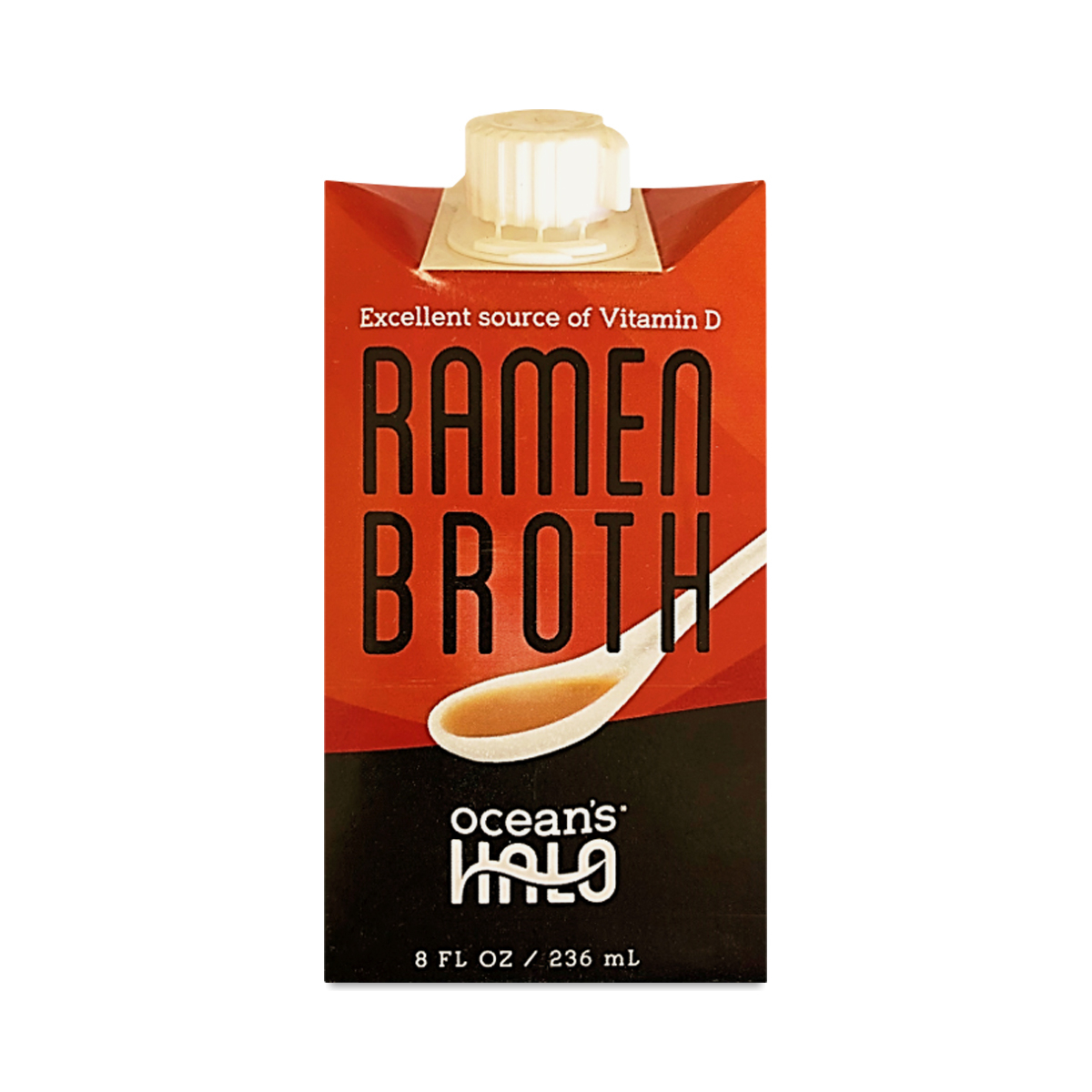 Ocean's Halo Ramen Broth, Single Serving 8 fl oz carton