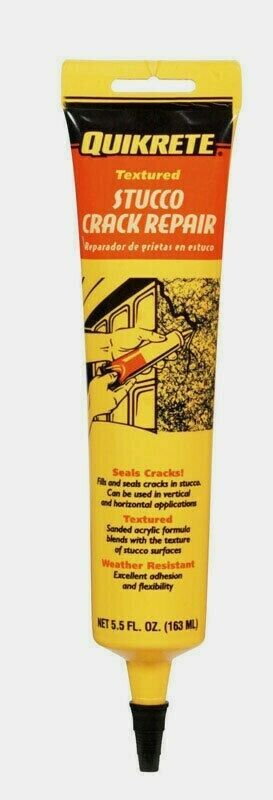 Quikrete STUCCO CRACK REPAIR 5.5 oz. Weather Resistant Flexible Blends 8650-05