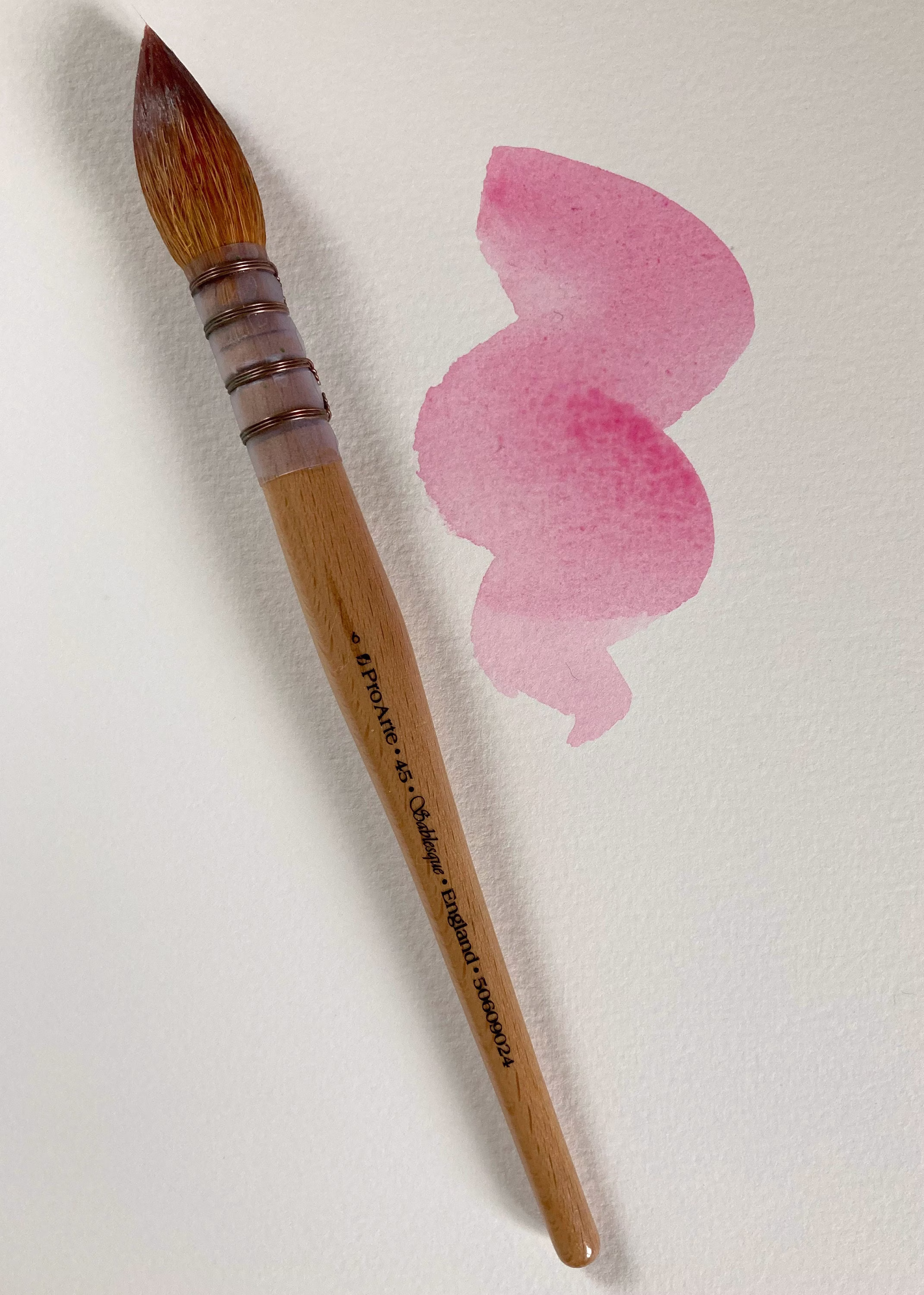 Pro Arte Series 45 Sablesque Blend Mop Brush Size 6 - The Exact Watercolour Paintbrush That Harriet Uses On Youtube
