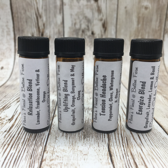 Essential Oil Blends For Diffusers & Jewelry, Aromatherapy Blends, Undiluted, Choose Your Scent, All Natural