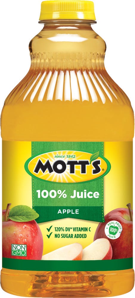 Mott's 100% Original Apple Juice - 64 fl oz