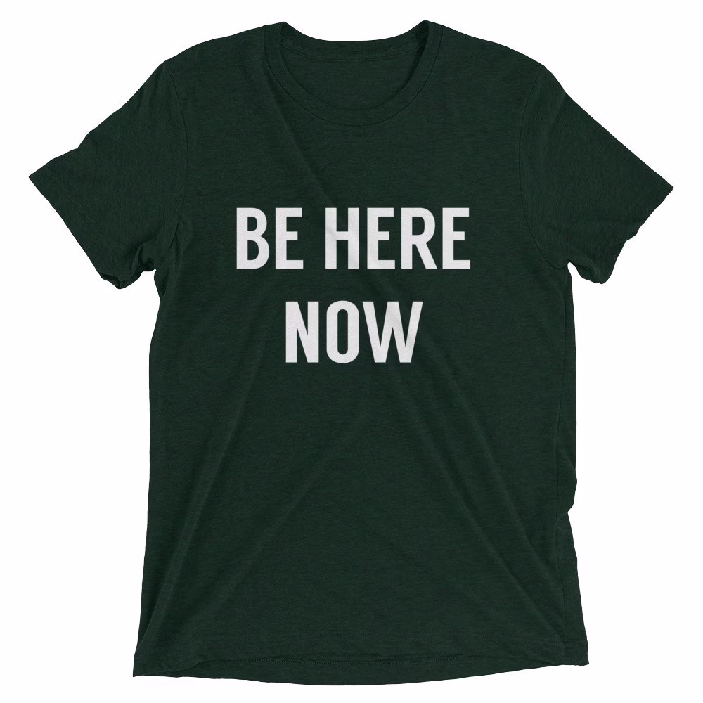 Be Here Now T-Shirt, Oasis, Ram Dass, Mindfulness, Wonderwall, George Harrison, The Beatles, Buddha, Tie Dye Meditation, Yoga